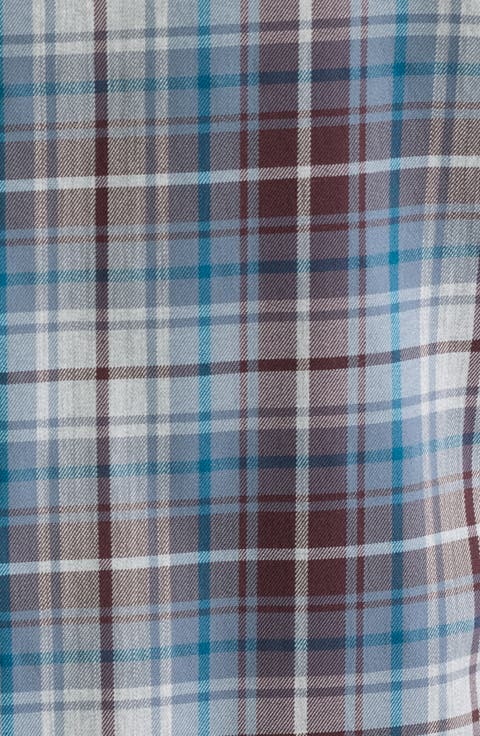 Scotia Plaid Long Sleeve Button-Down Shirt