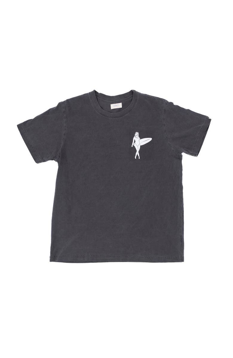 ARIKO Surf Gal Graphic T-shirt, Main, color, Sea Grey