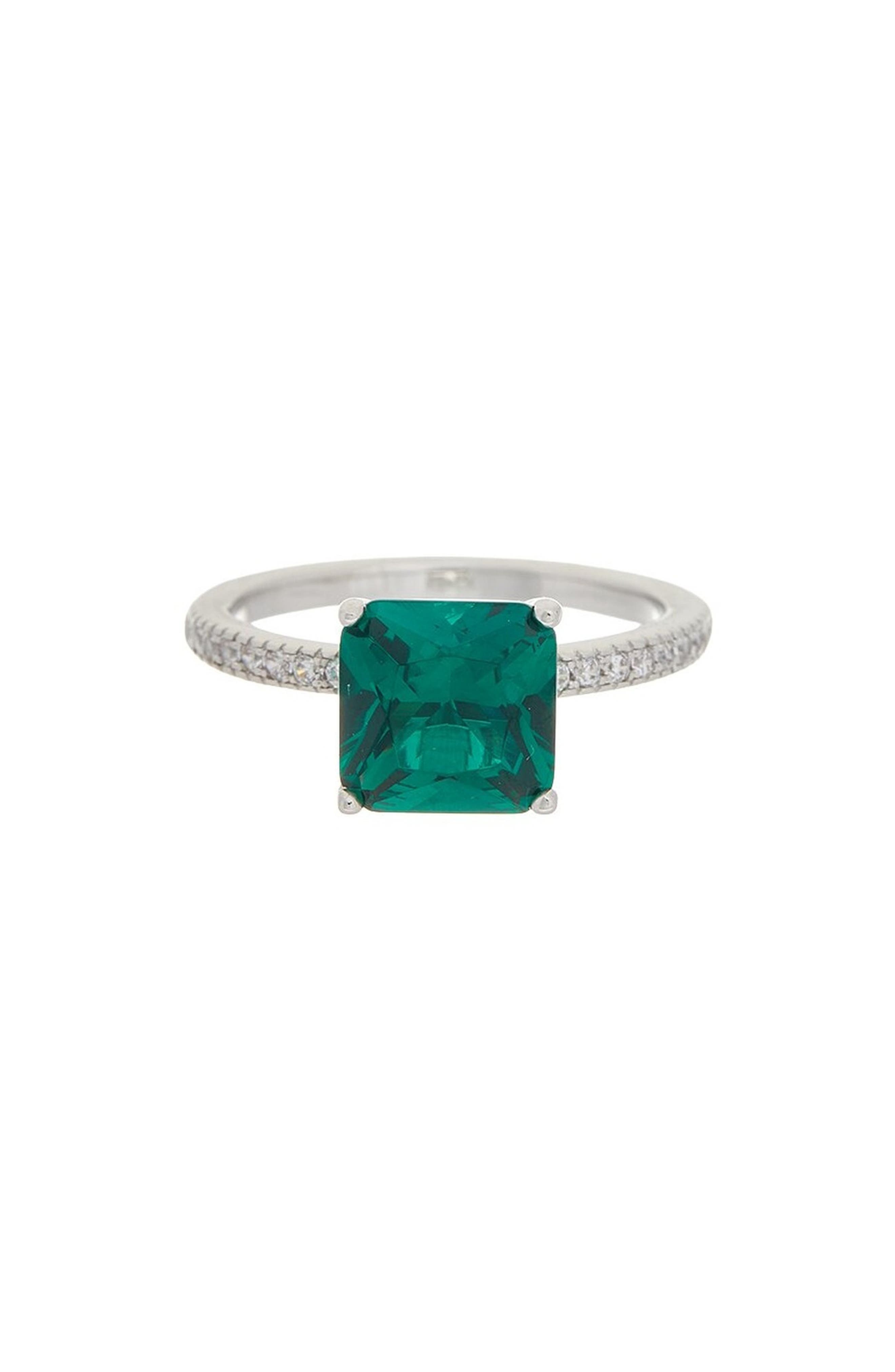 Emerald Cut Topaz Statement Ring