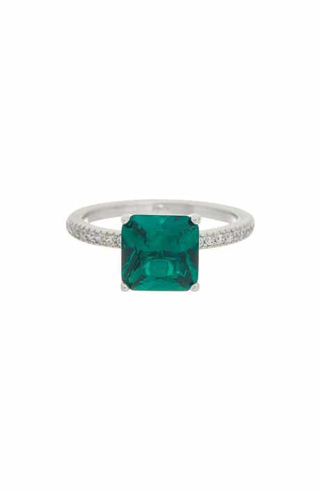 Emerald Cut Topaz Statement Ring