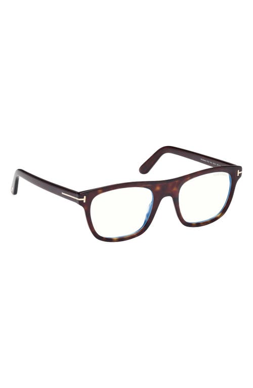 Tom Ford 52mm Square Blue Light Blocking Glasses