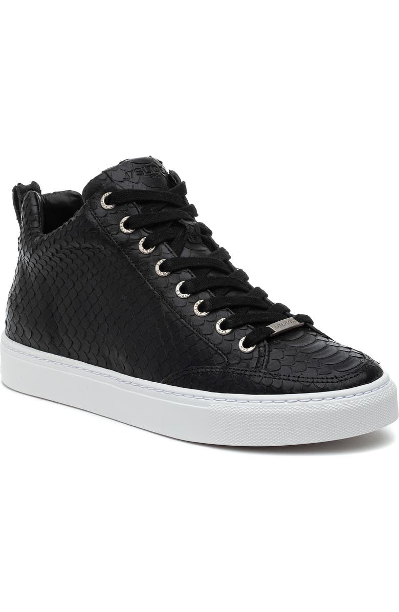 JSlides Leesa Snake Embossed High Top Sneaker, Main, color,