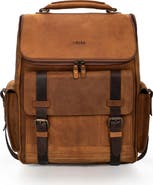 Velez Archaeology Men Backpack in Vintage Leather