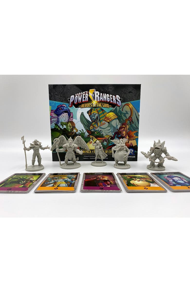 Renegade Game Studios Power Rangers Heroes of The Grid Villain Pack, Alternate, color, Multicolored
