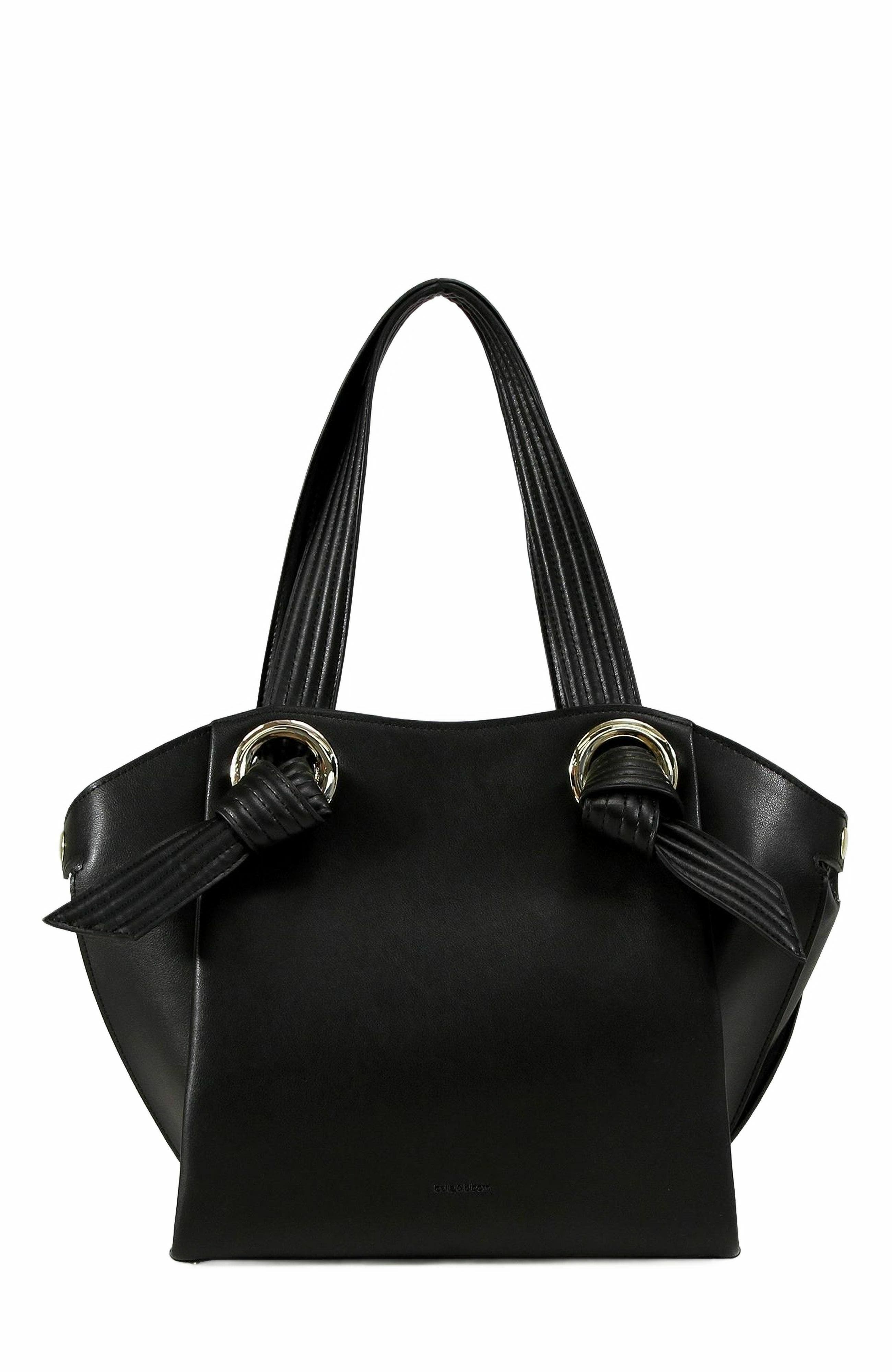 Belle & Bloom Heart Of Gold Leather Shoulder Bag, Alternate, color, Black