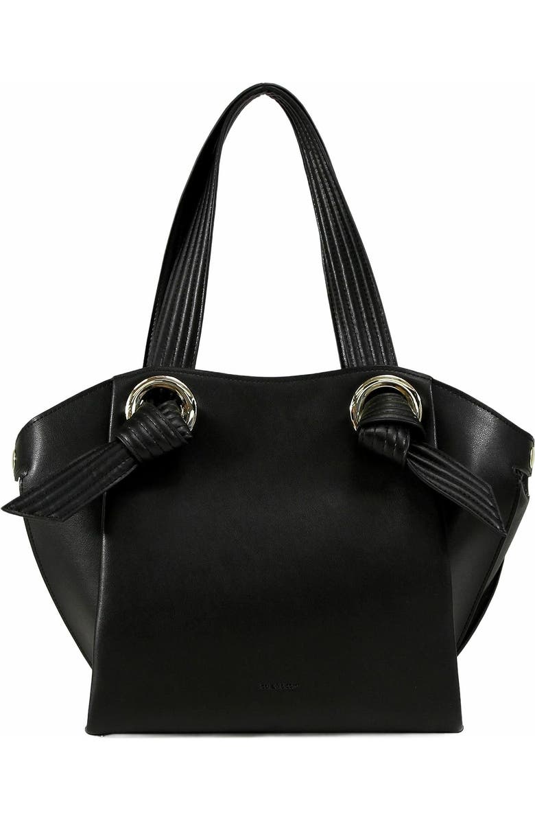 Belle & Bloom Heart Of Gold Leather Shoulder Bag, Alternate, color, Black