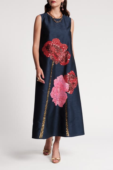 Alice Midi Dress Poppy