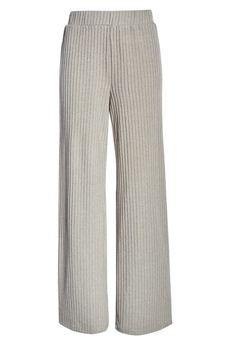 Blossom Rib Pants, Alternate, color, LIGHT GREY