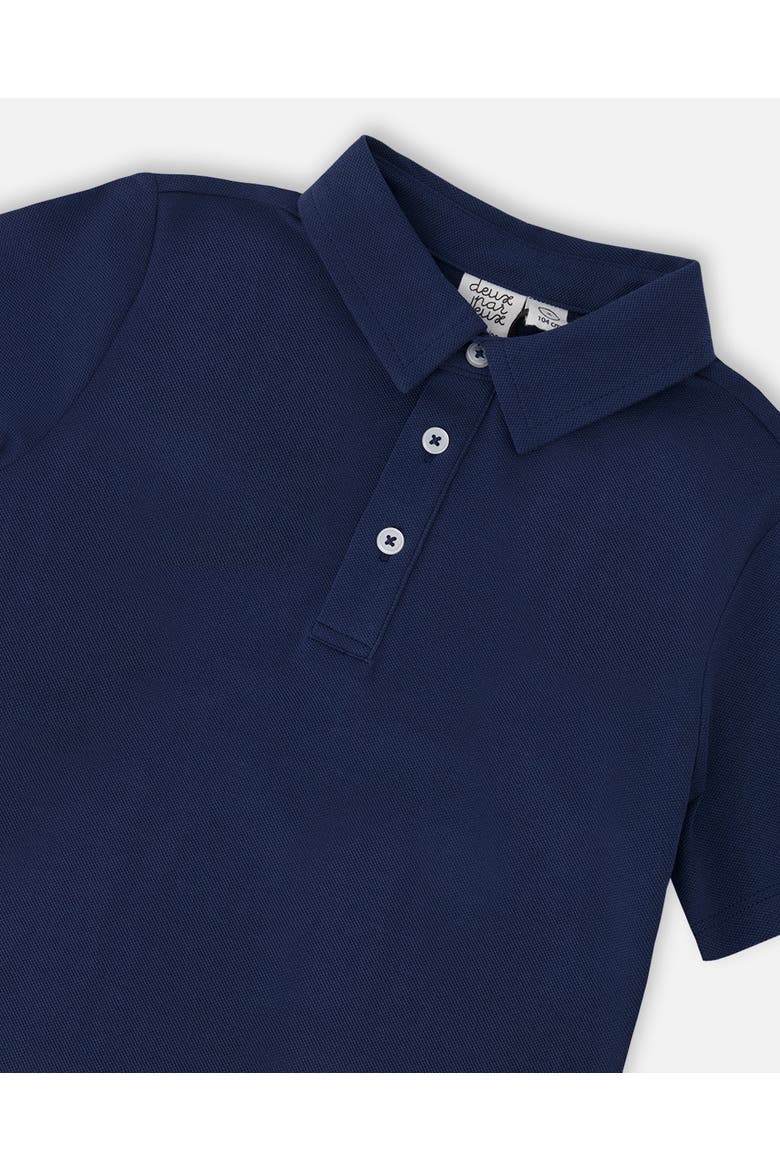 Short Sleeve Classic Collar Polo T-Shirt, Alternate, color, Blue