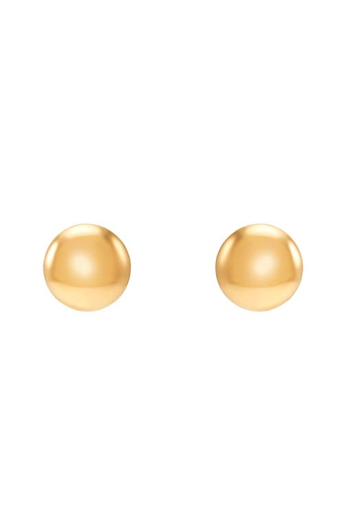 Frankie & Zoe Ball Stud Earrings In Gold