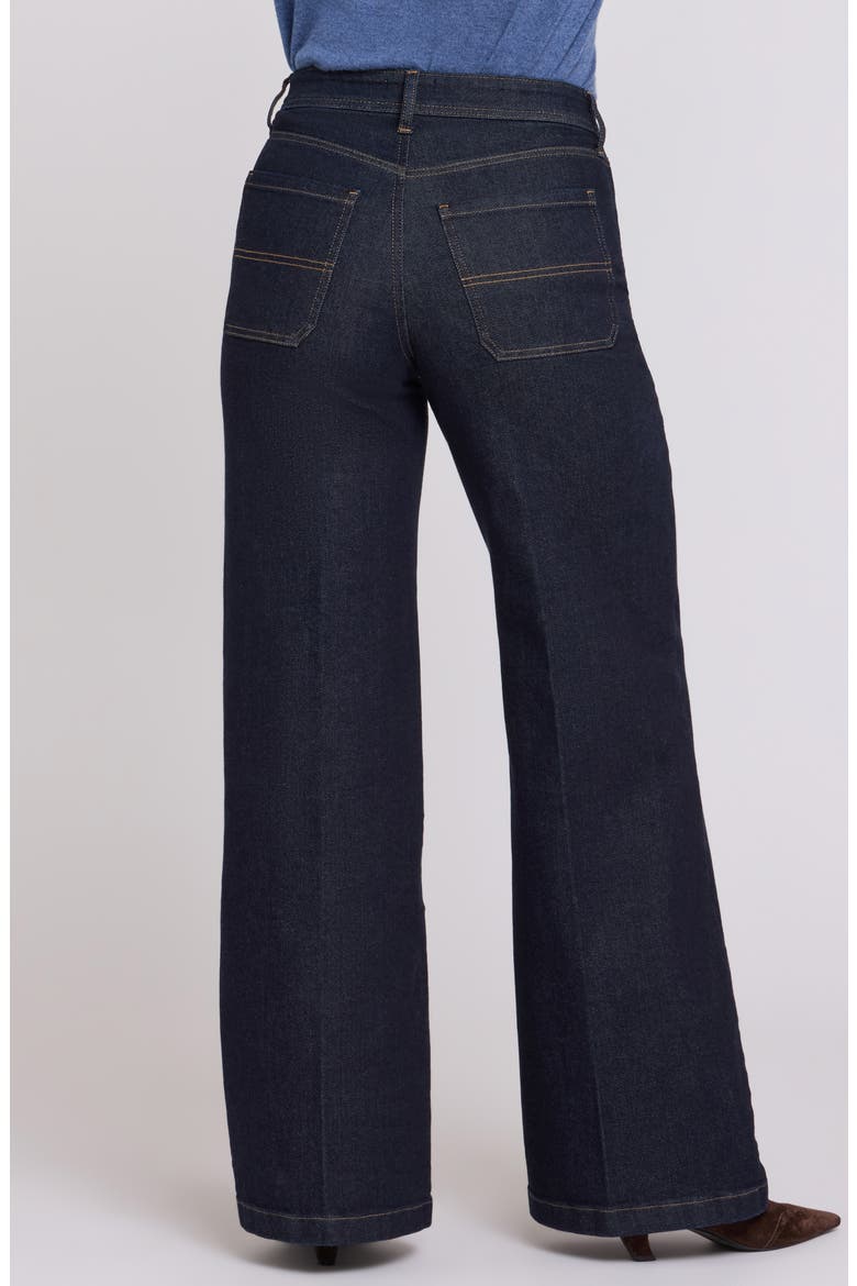 Mia Palazzo High Waist Flare Utility Jeans, Alternate, color, RINSE