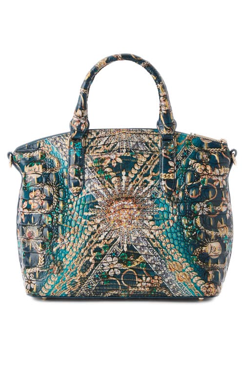 Brahmin Duxbury Croc Embossed Leather Satchel In Pattern