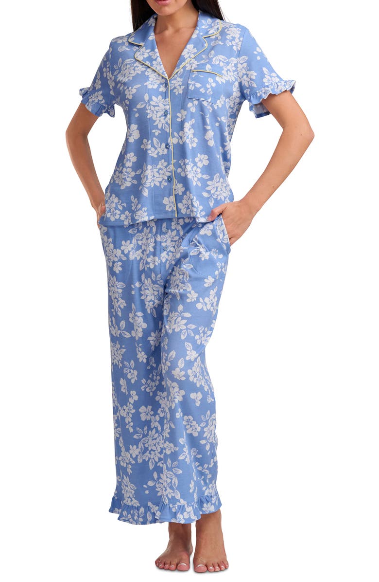 Splendid Ruffle Trim Pajamas, Alternate, color,