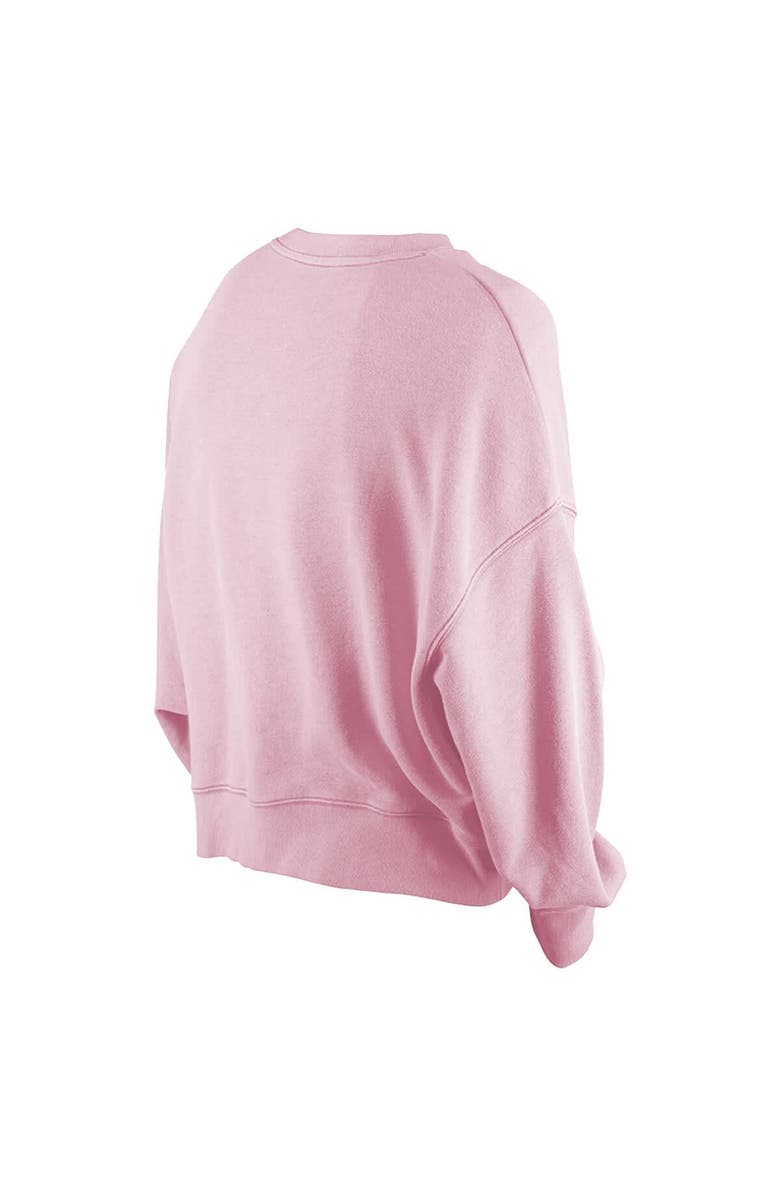 New Era Women's New Era Pink Pittsburgh Steelers Cozy Pullover Sweatshirt, Alternate, color, 