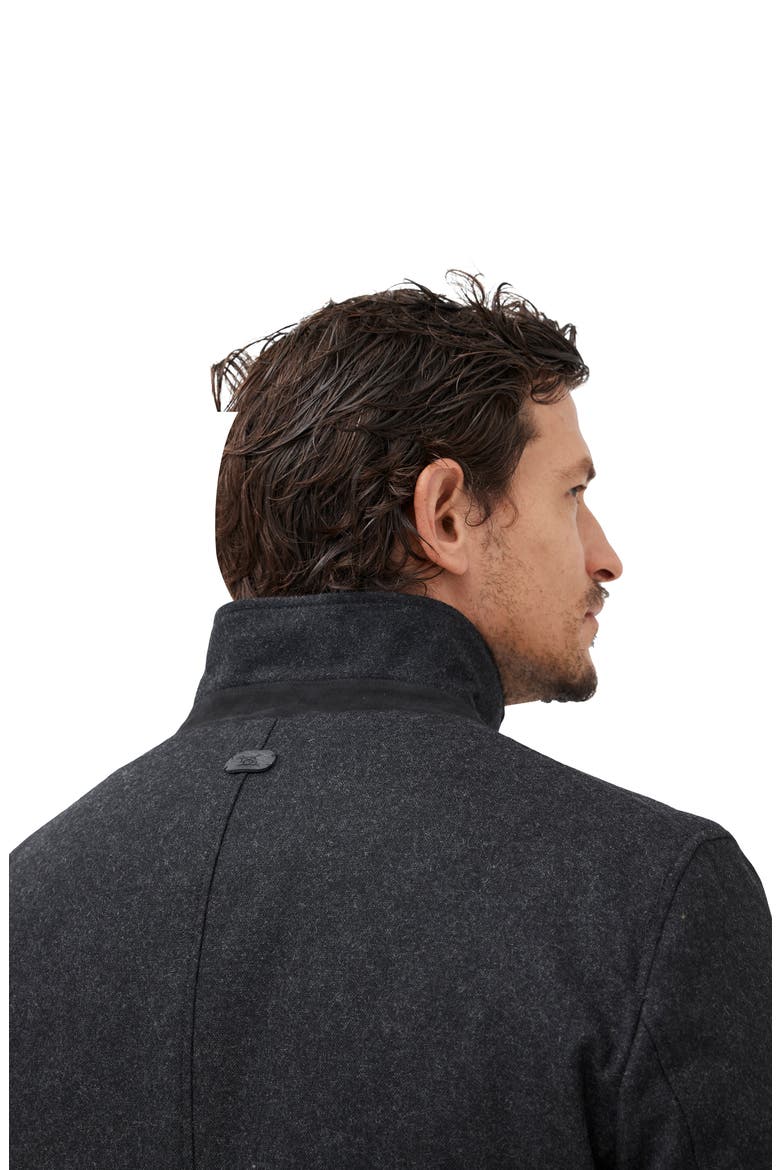 Longbush Wool Blend Jacket, Alternate, color, GRAPHITE