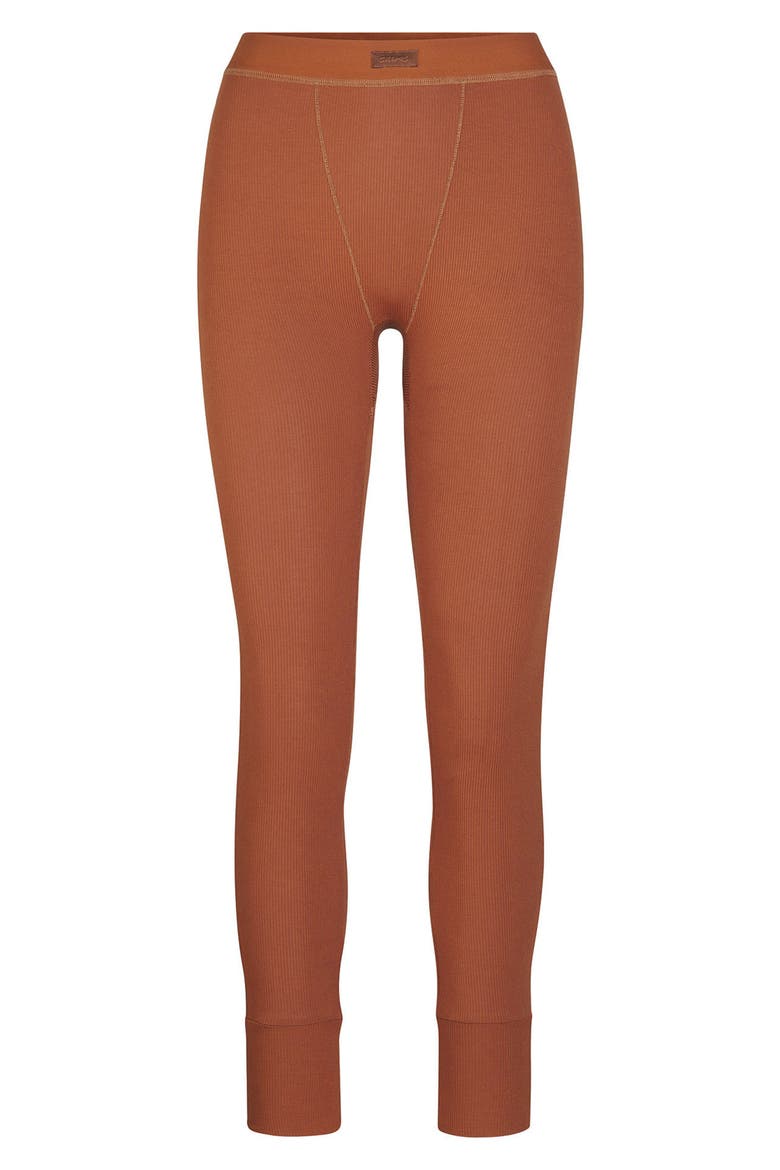 Soft Lounge Rib Leggings, Main, color, COPPER