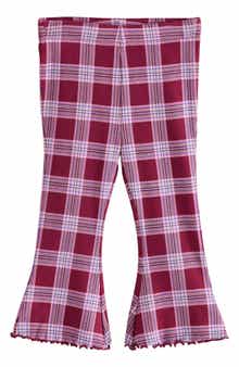 Kids' Check Rib Flare Leggings