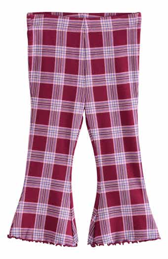 Kids' Check Rib Flare Leggings