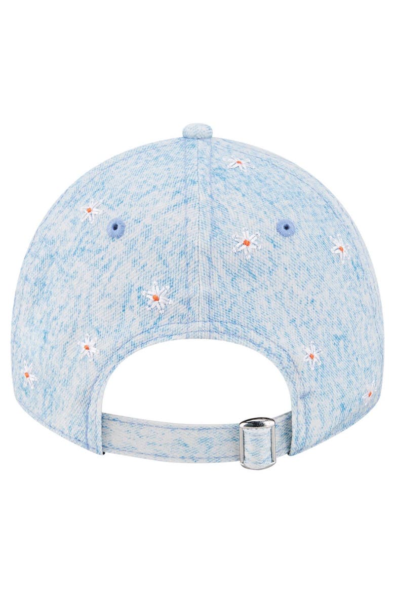 Women's New Era  Light Blue New York Mets Daisy All Over 9TWENTY Adjustable Hat, Alternate, color, Light Blue