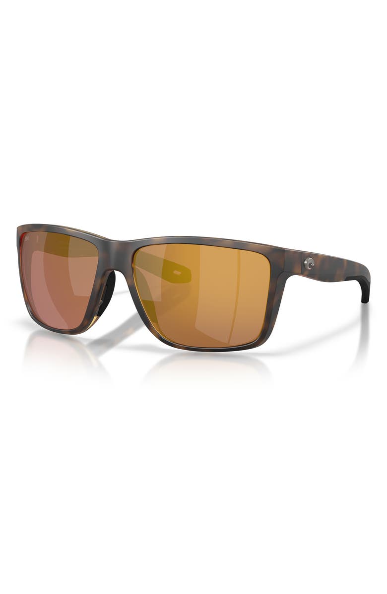 Costa Del Mar Broadbill II XL 62mm Polarized Oversize Rectangular Sunglasses, Alternate, color, 