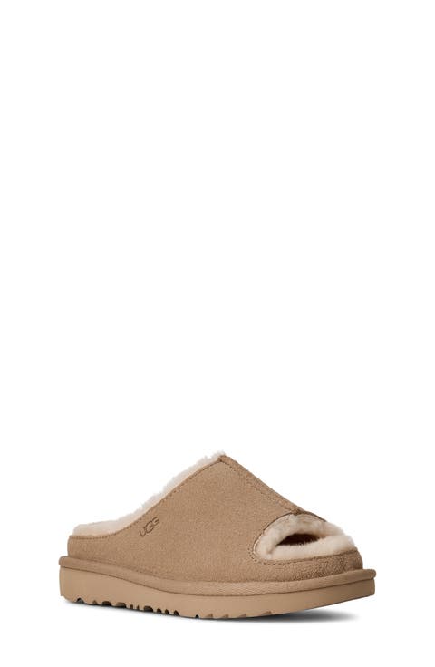 Kids
 Greenport Genuine Shearling Lined Slide Sandal (Little Kid 
Big Kid)
