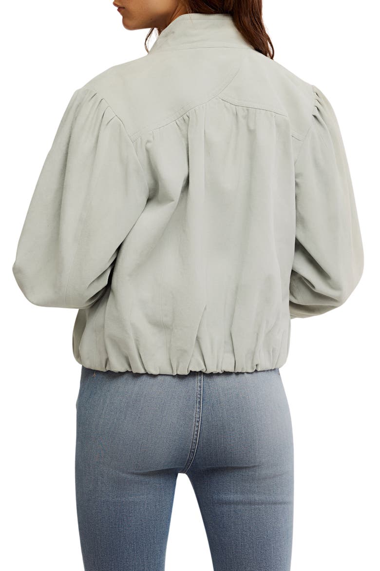 Nimbus Suede Jacket, Alternate, color, GREY/ GRIS