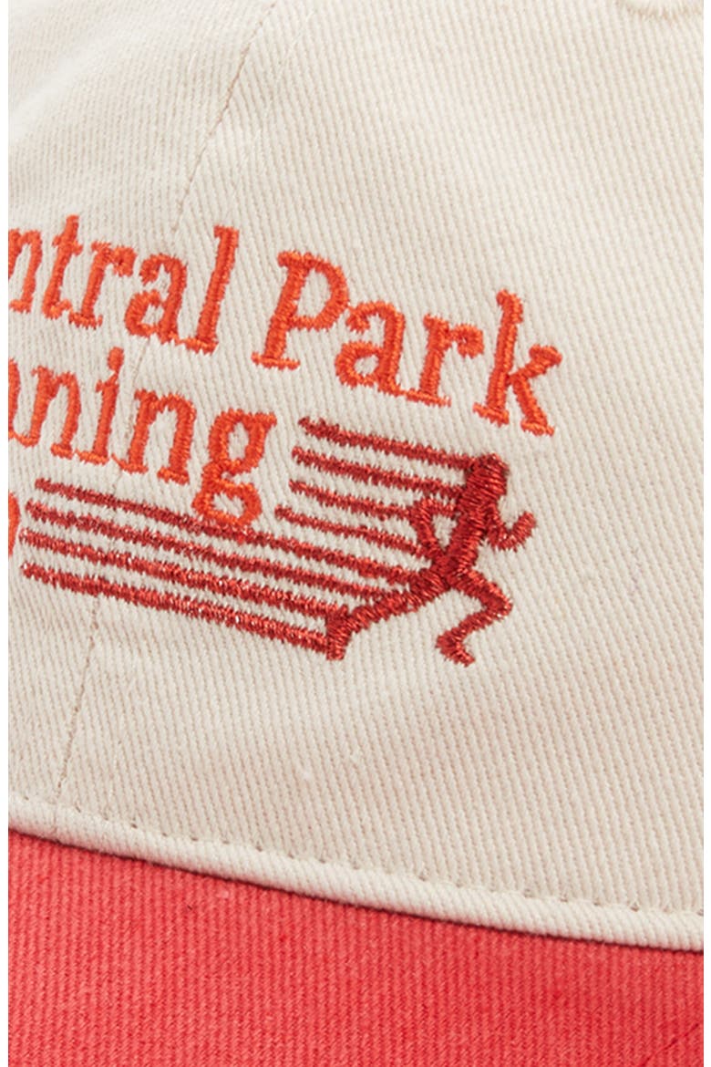 Embroidered Baseball Cap, Alternate, color, RED CENTRAL PARK RUN CLUB