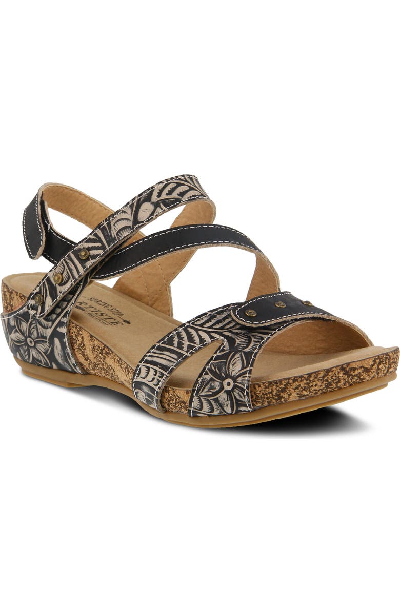 L'Artiste by Spring Step L'Artiste Quilana Wedge Sandal, Main, color,