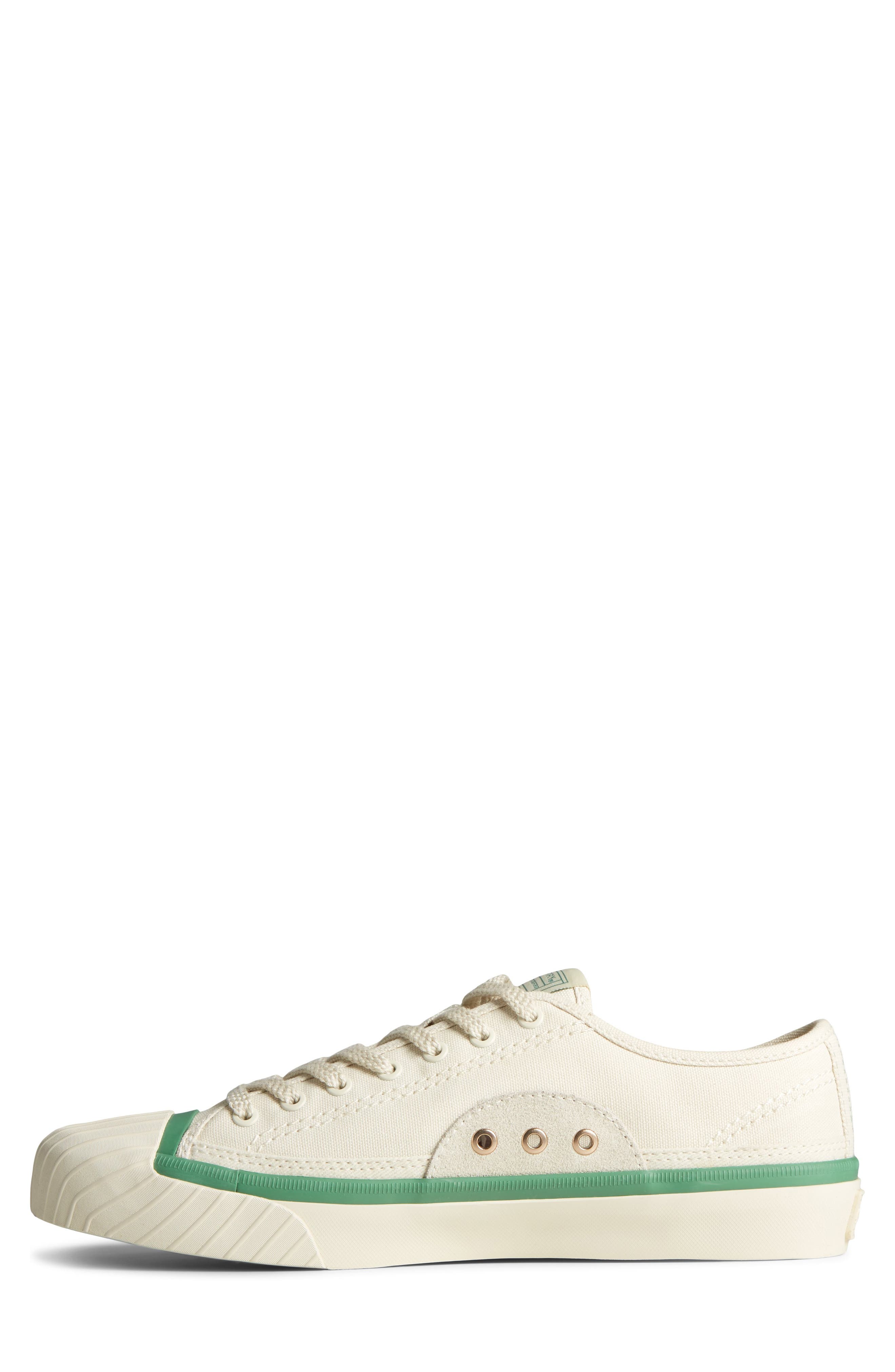 Sperry Racquet Oxford Cap Toe Canvas Sneaker, Alternate, color, White