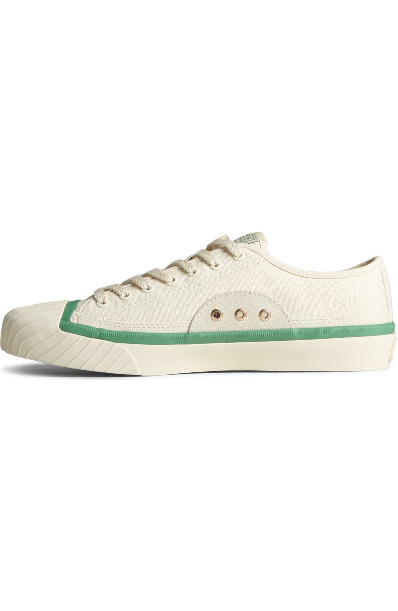 Sperry Racquet Oxford Cap Toe Canvas Sneaker, Alternate, color, White