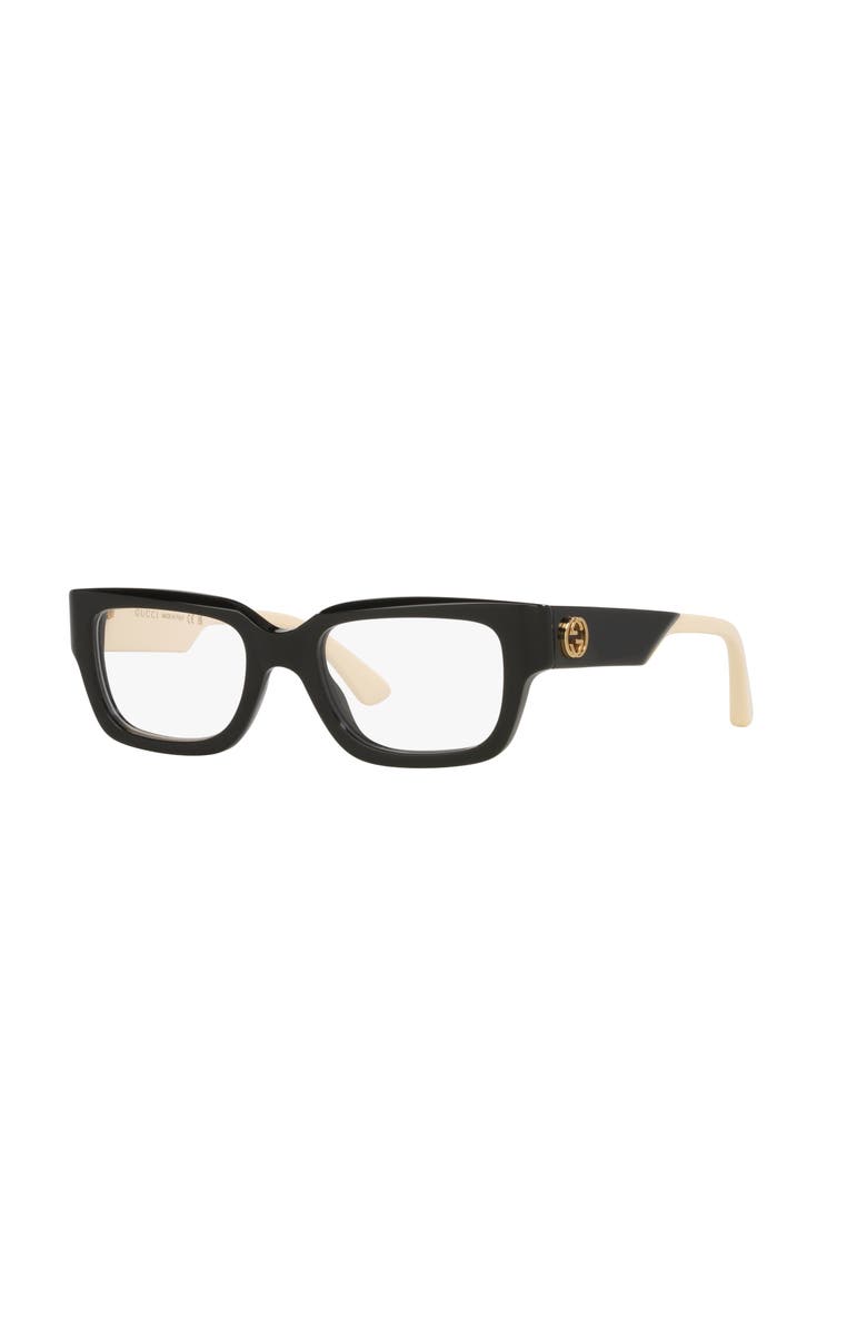 Gucci 50mm Cat Eye optical glasses, Main, color, 