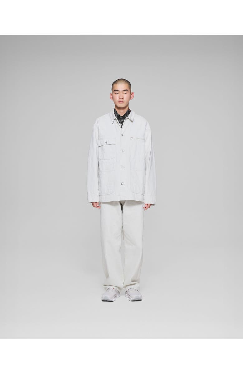 vowels Baggy Denim, Alternate, color, Ivory