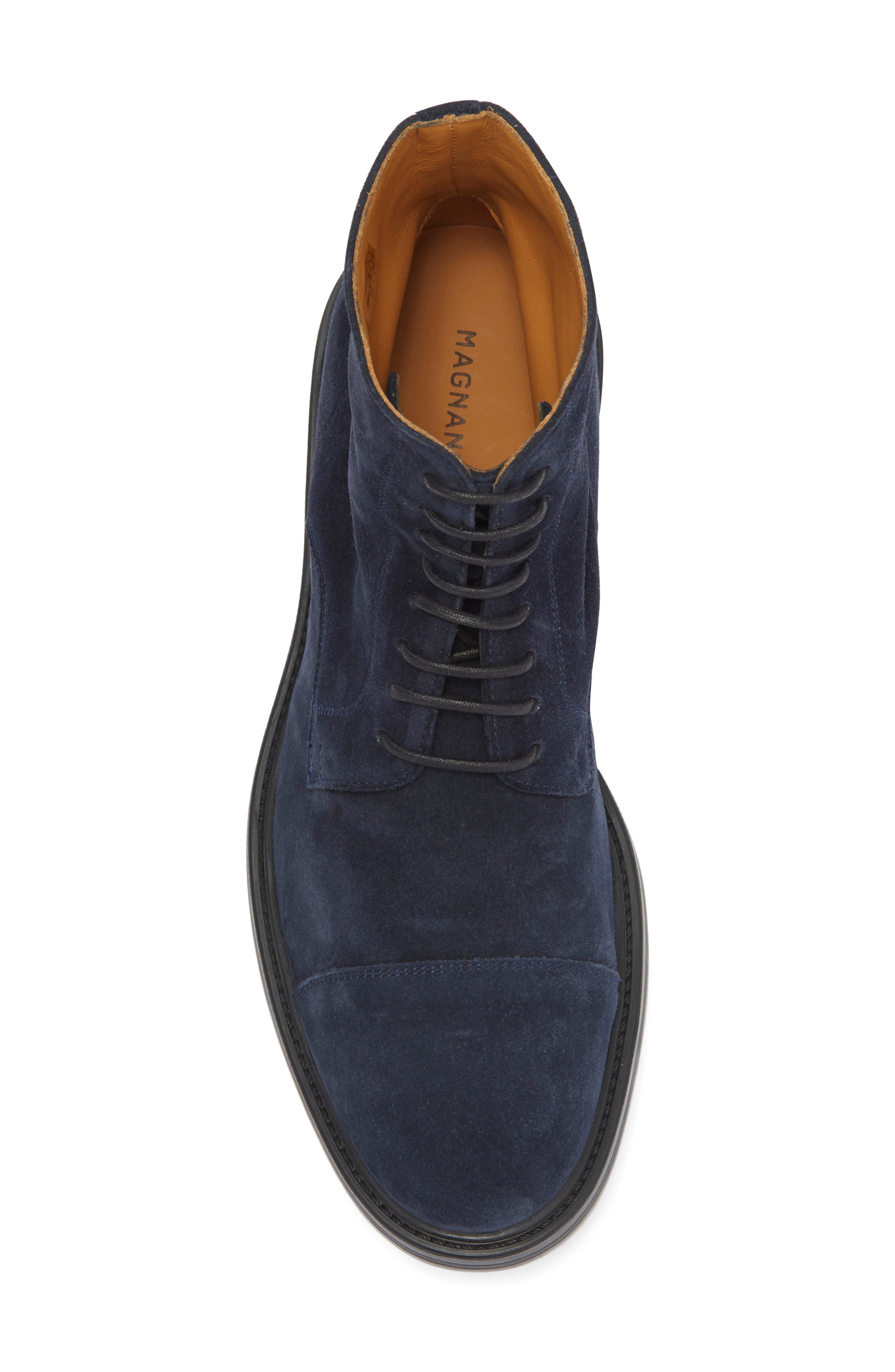 Polar Leather Boot, Alternate, color, NAVY SUEDE