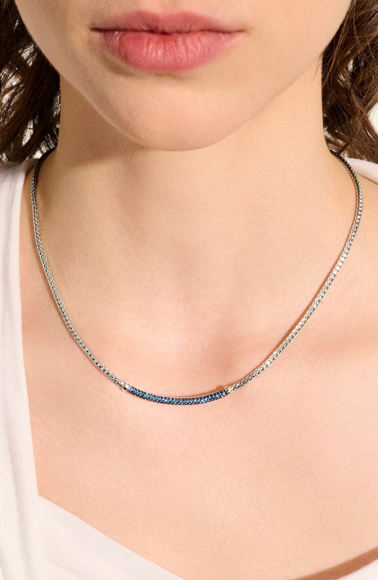 John Hardy JH ESSENTIALS SILVER, Alternate, color, Silver/ Blue Sapphire