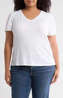Scallop Trim T-Shirt