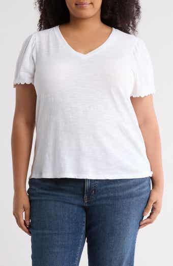 Scallop Trim T-Shirt