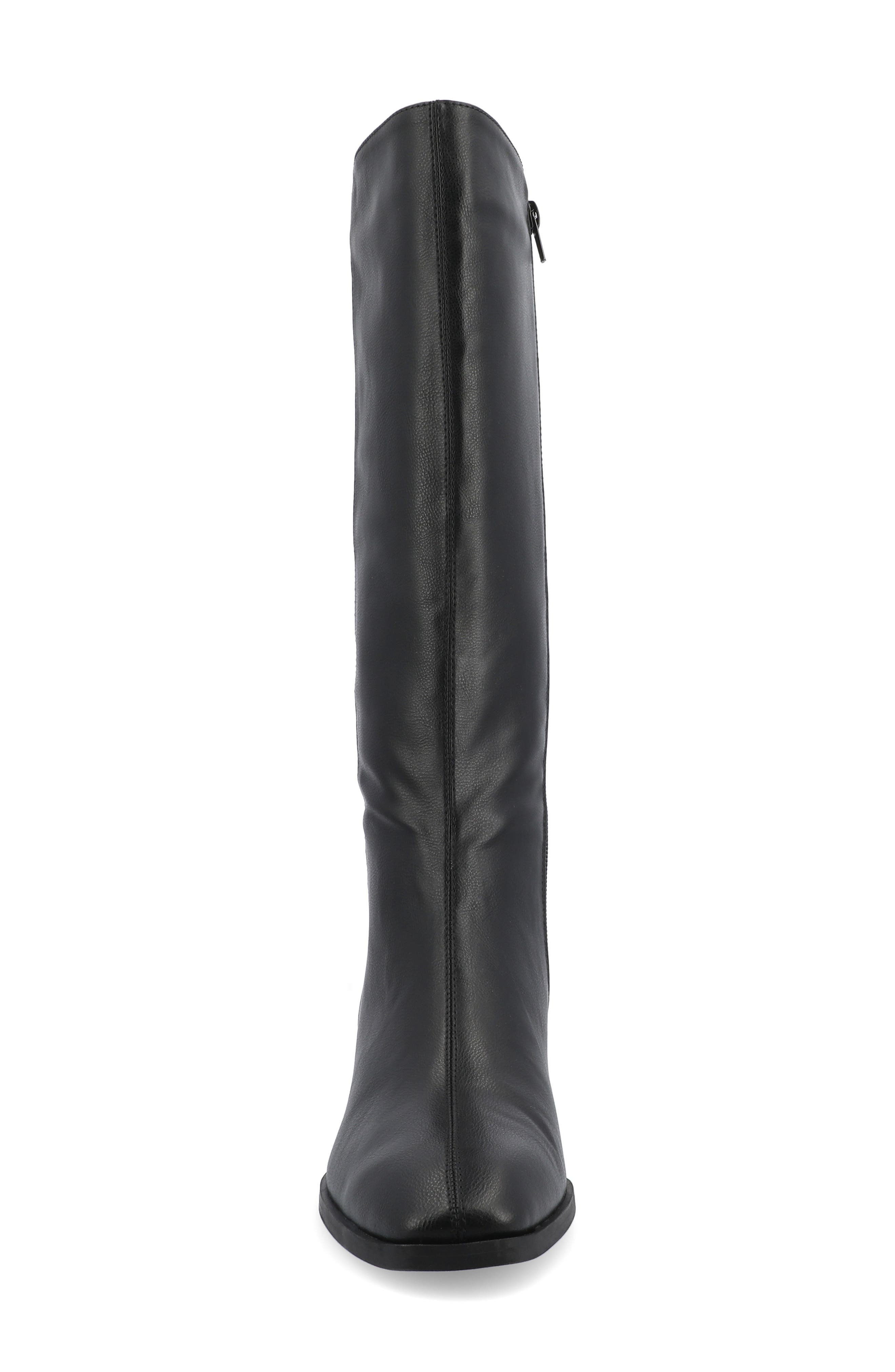 Journee Collection Devri Tall Boots, Alternate, color, Black