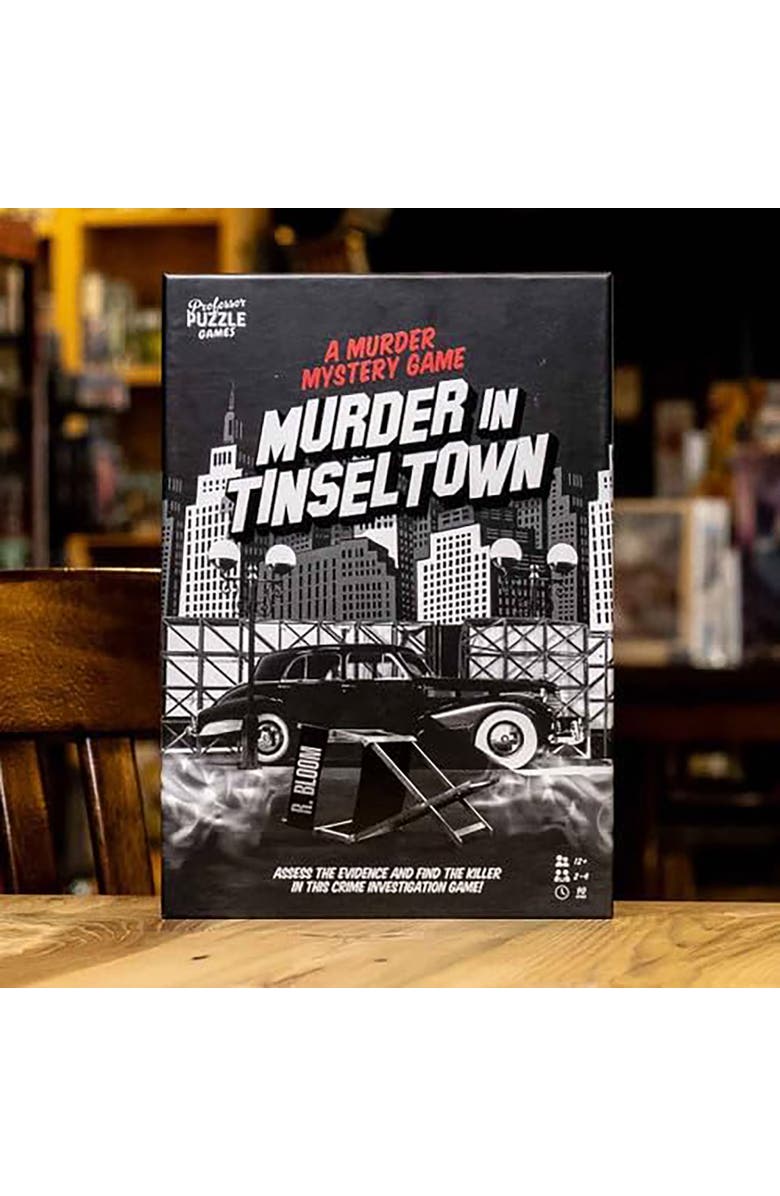 Professor Puzzle Murder In Tinseltown Gamehollywood Mystery, 12+, Alternate, color, Multicolored
