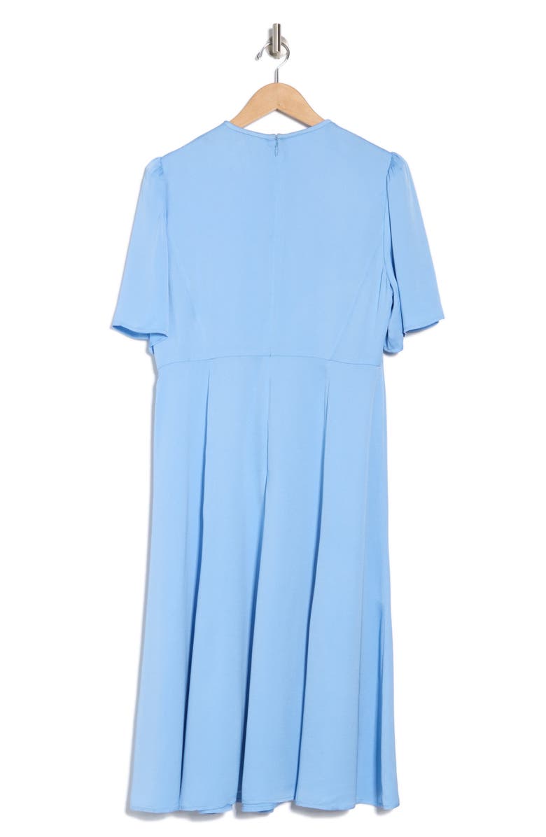 LK Bennett Montana Short Sleeve Midi Dress, Alternate, color, Blue-Hyacinth