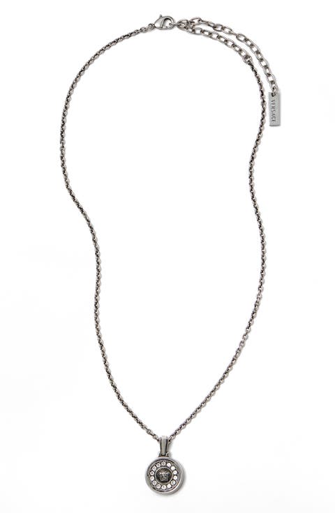 Medusa Crystal Pendant Necklace
