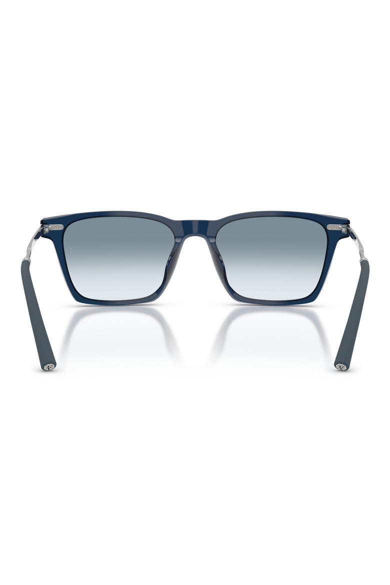 54mm Roger Federer R-19 Pillow Sunglasses, Alternate, color, ASH BLUE / SKY GRADIENT