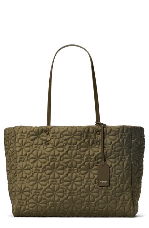 large tilly quilted tote
