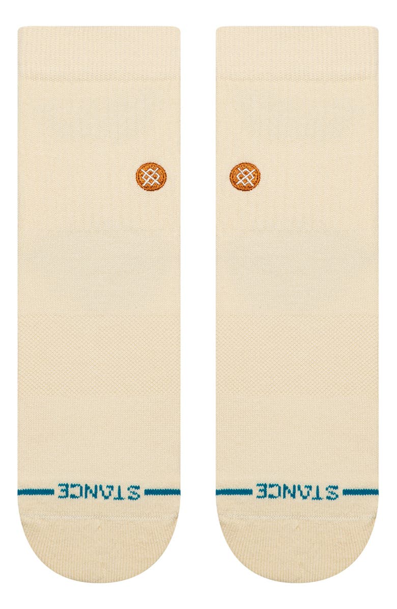 Stance Neighborly Quarter Socks, Alternate, color, Canvas