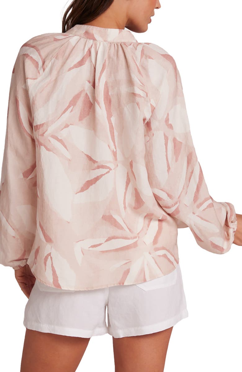 Bella Dahl Fresco Floral Print Linen Blend Shirt, Alternate, color,