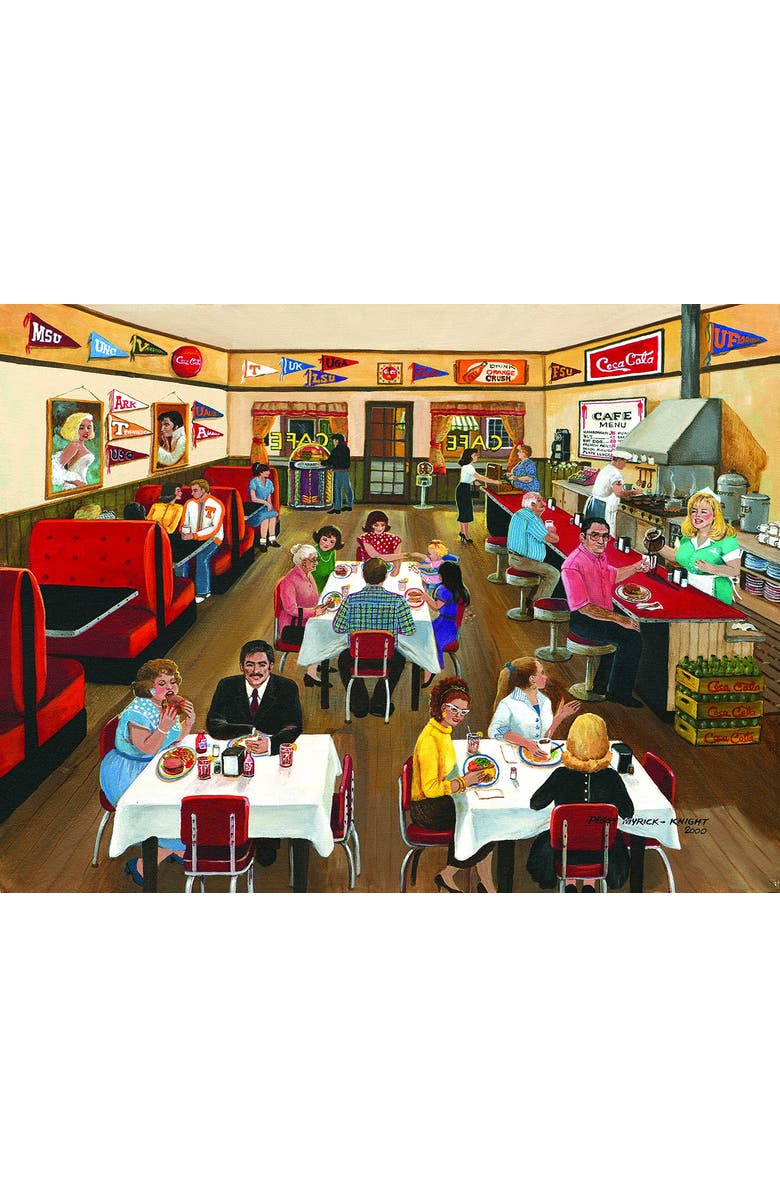 Sunsout Downtown Cafe 300 piece Jigsaw Puzzle for Adults, Alternate, color, Multicolor
