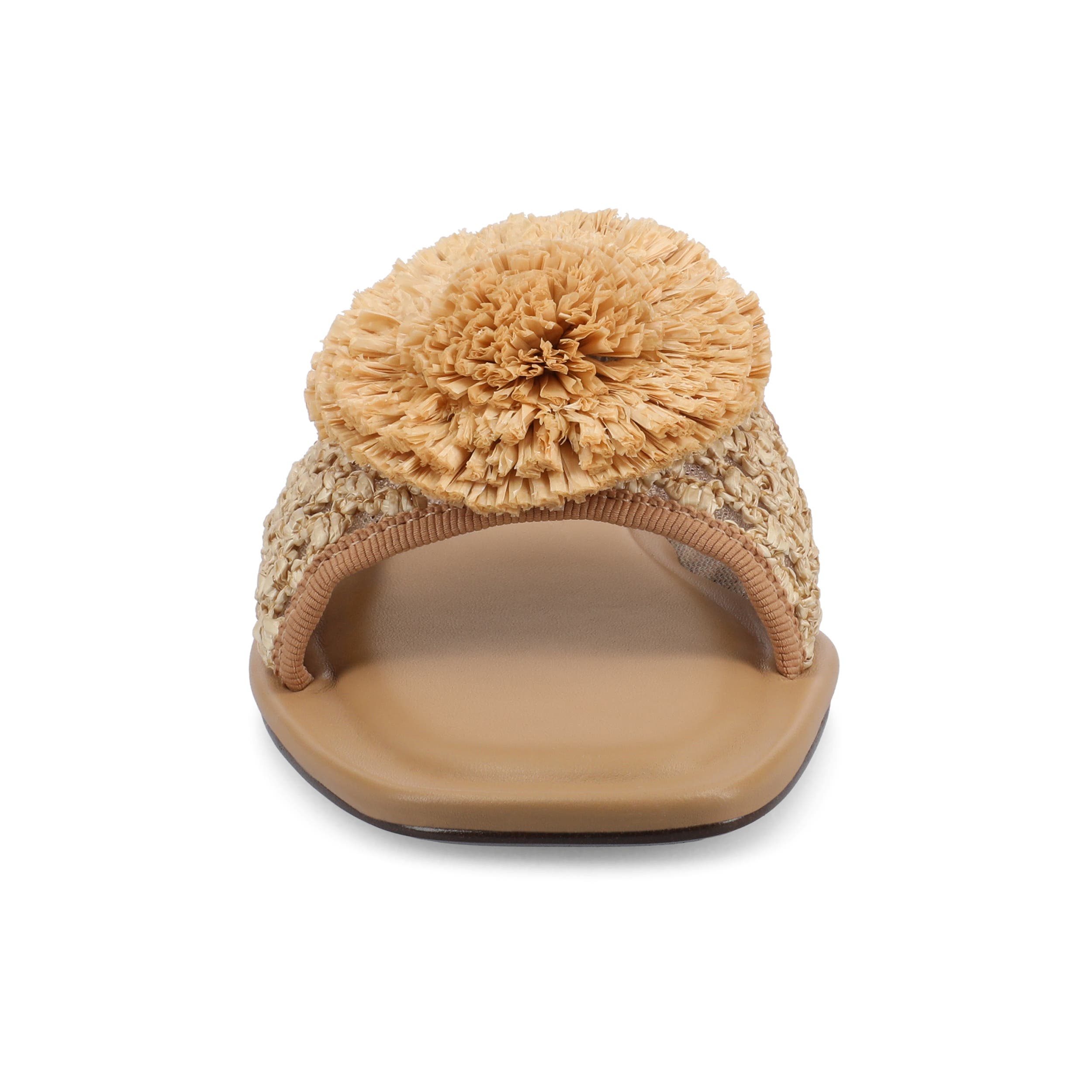Birdies The Kiwi Pom Sandal, Alternate, color, Tan Openweave