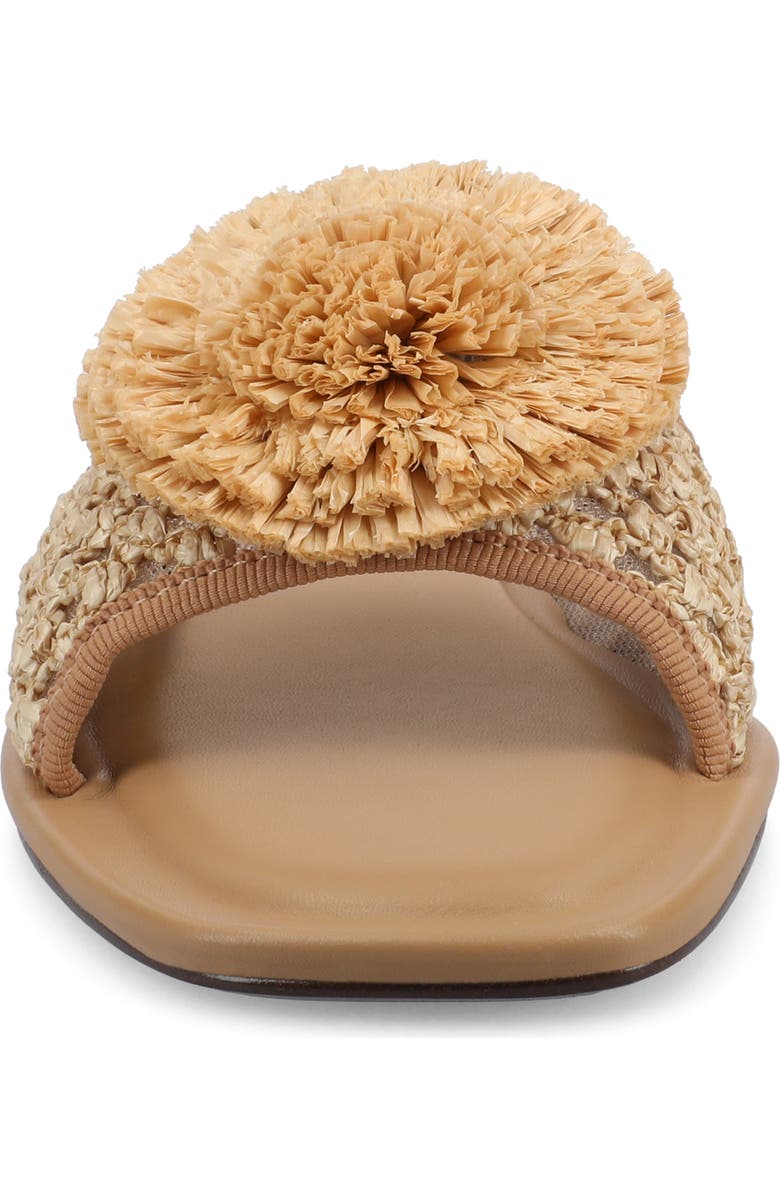 Birdies The Kiwi Pom Sandal, Alternate, color, Tan Openweave