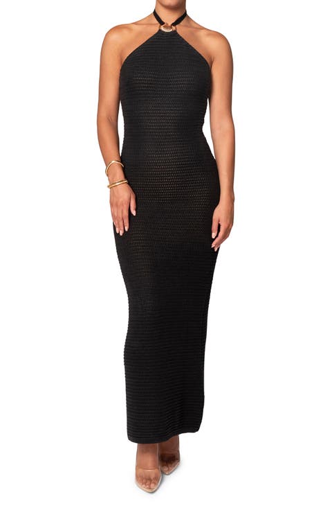 Overseas Halter Maxi Dress