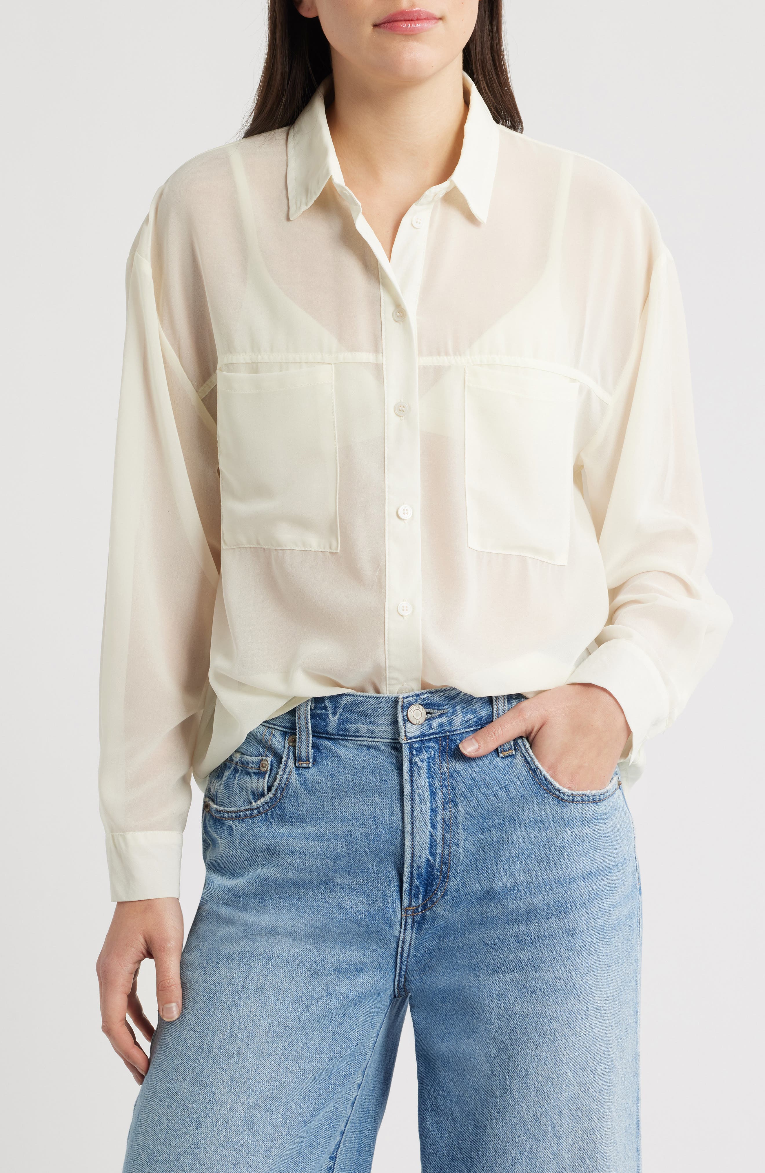 Grayson Sheer Shirt - image 3