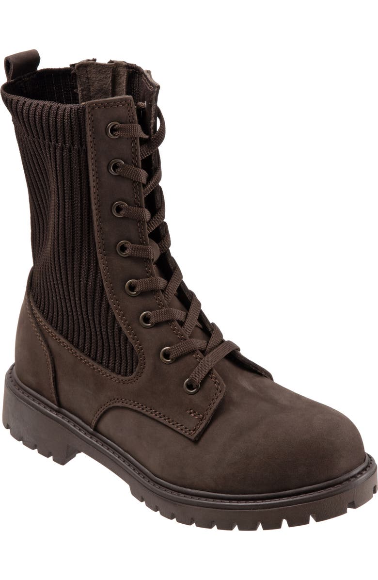 Bueno Stella Bootie, Main, color, Brown Nubuck
